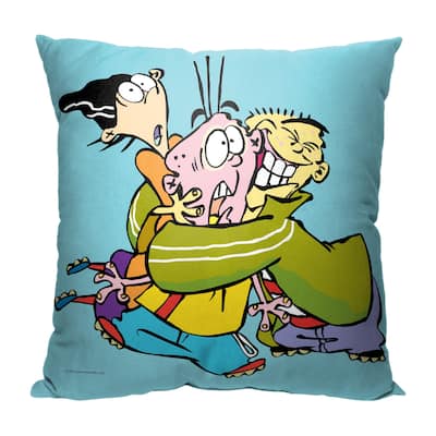 Cartoon Network Ed Edd n Eddy Bro Hug 18 Inch Throw Pillow