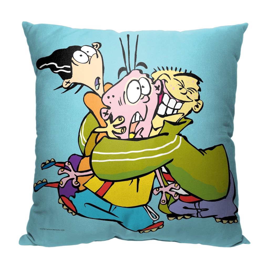 Cartoon Network Ed Edd n Eddy Bro Hug 18 Inch Throw Pillow