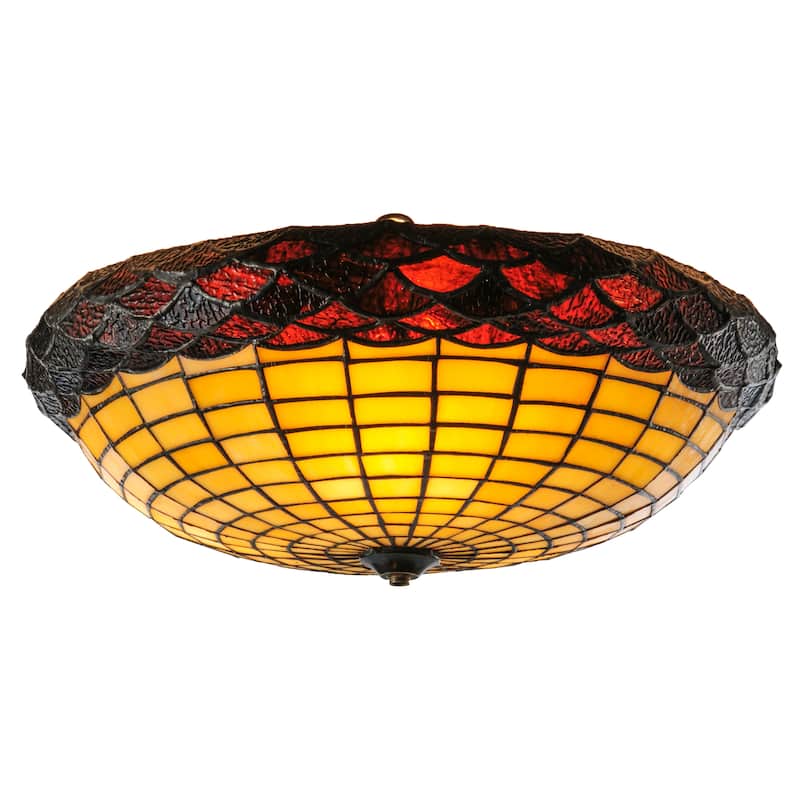 13 In. Wide Acorn Pan W/Hooks Shade