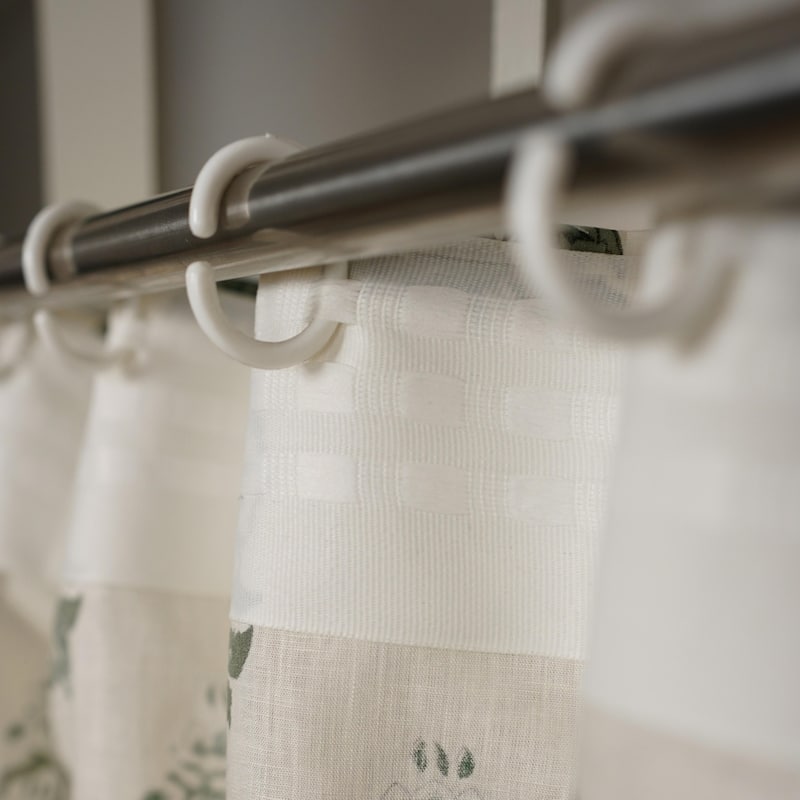 Fabdivine Block Print Curtain or Drape Decorative Home Accent Bed or Living Room