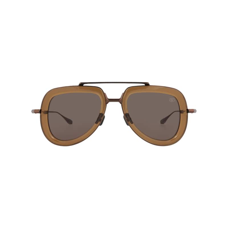 Valentino Aviator-Frame Acetate and Metal Sunglasses - Brown-Copper-Brown - Brown - Brown Lens