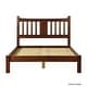 preview thumbnail 2 of 13, Grain Wood Furniture Shaker Queen Slat Platform Bed solid wood