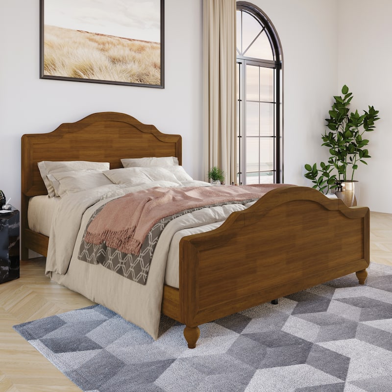 Clayfell Hinton Wood Panel Bed