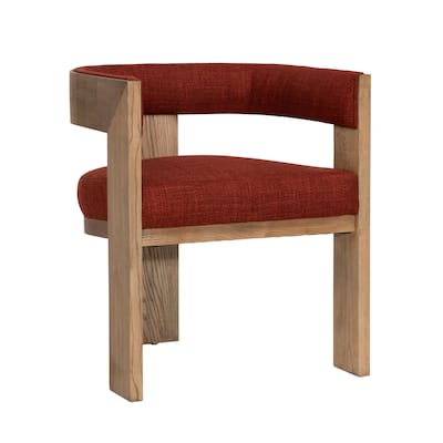 Nathan Ash Wood Upholstered Dining Chair