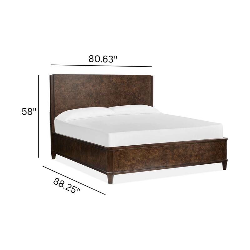 Magnussen Home Rowan Espresso Panel Bed