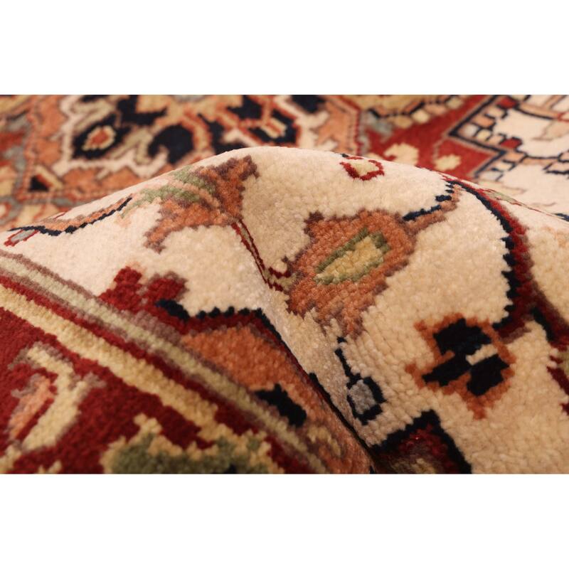 ECARPETGALLERY Hand-knotted Jules Sultane Cream Wool Rug - 2'6 x 7'11