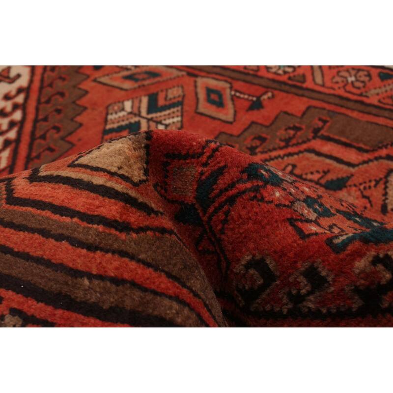ECARPETGALLERY Hand-knotted Konya Anatolian Copper Wool Rug - 3'7 x 10'3