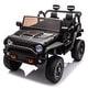 preview thumbnail 81 of 98, Kids Dual Speed Ride-On Car with Bluetooth Remote, Shock Absorbers & Fun Music Black