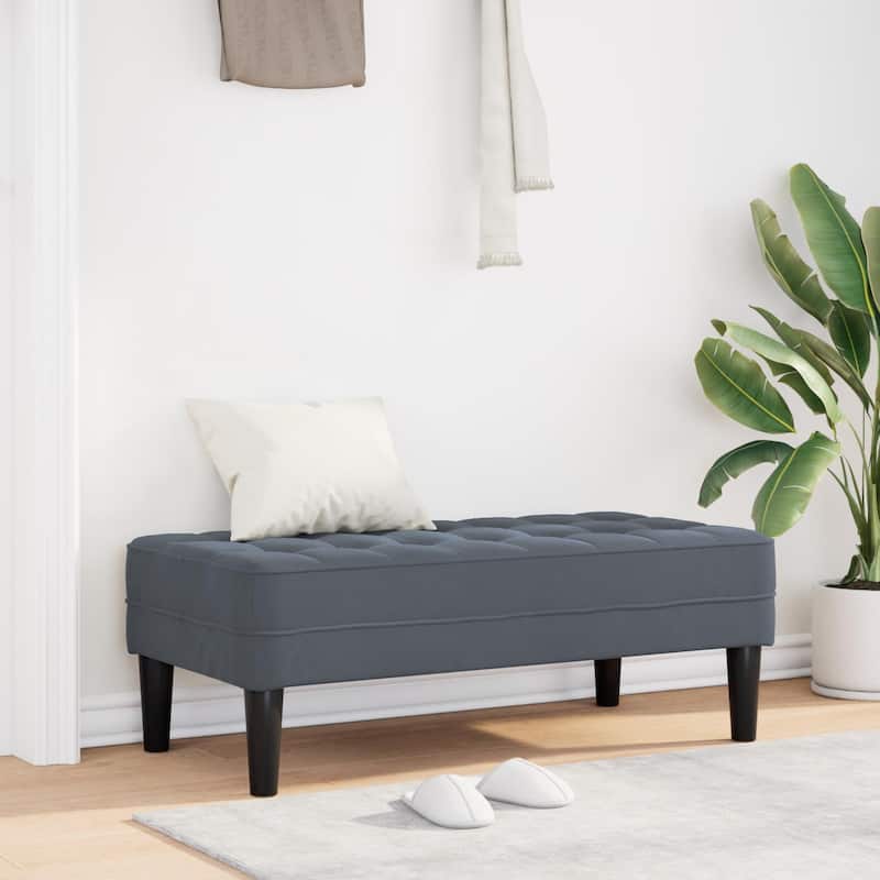 Handy Dual-Color Storage Bench - 44.5 x 22.4 x 15.4 in