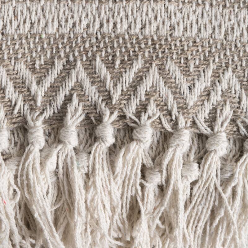 DII Slub Stripe Decorative Throw