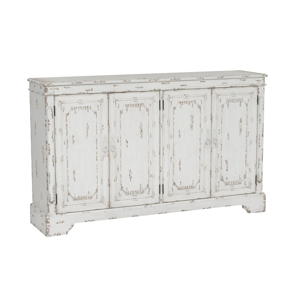 Coast to Coast Judith Distressed 4 Door Credenza
