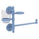 preview thumbnail 25 of 26, Allied Brass Prestige Skyline Collection Hair Dryer Holder and Organizer Flat Troll Blue