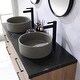 preview thumbnail 70 of 79, Trento Bath Vanity with Sintered Stone Top with Concrete Sink (R)