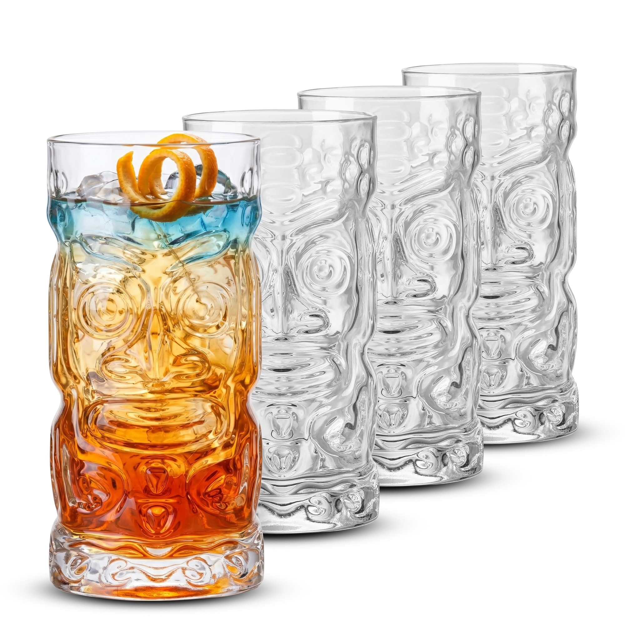 Bormioli Rocco Bartender TIKI Glass- Set of 4 - 19.5 oz