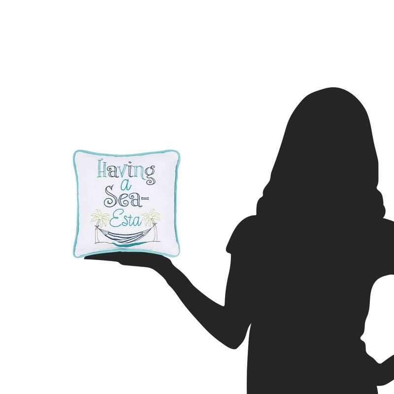Have A Sea-Esta Small/Petite Accent Pillow