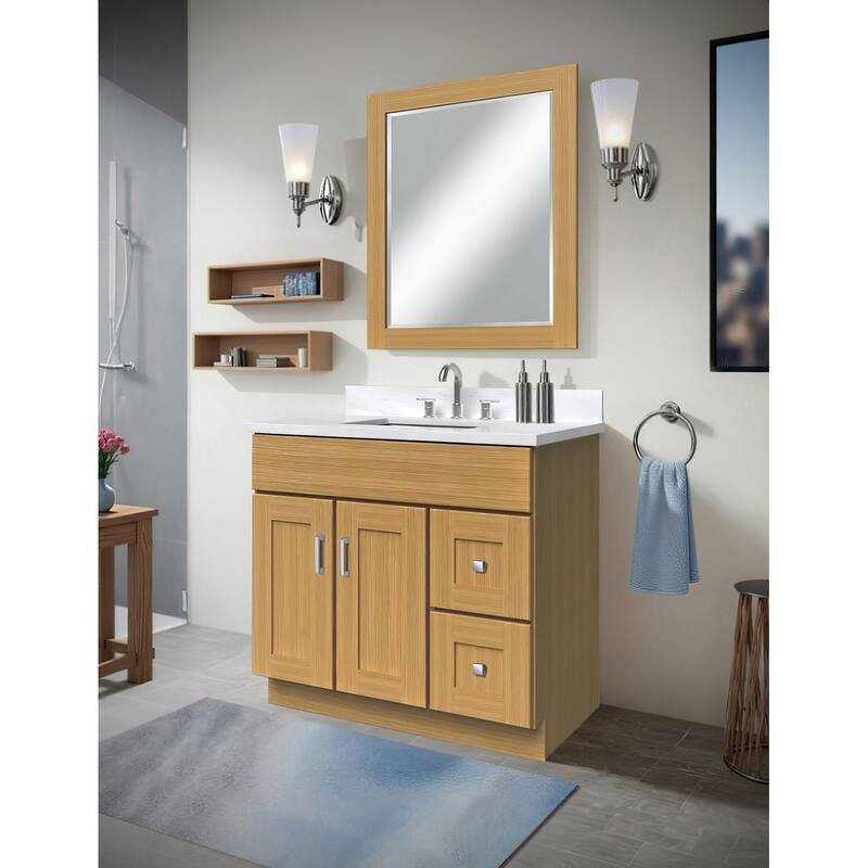 Sunny Wood FT3636MR Forrester Ridge 36" Rectangular Beveled Framed