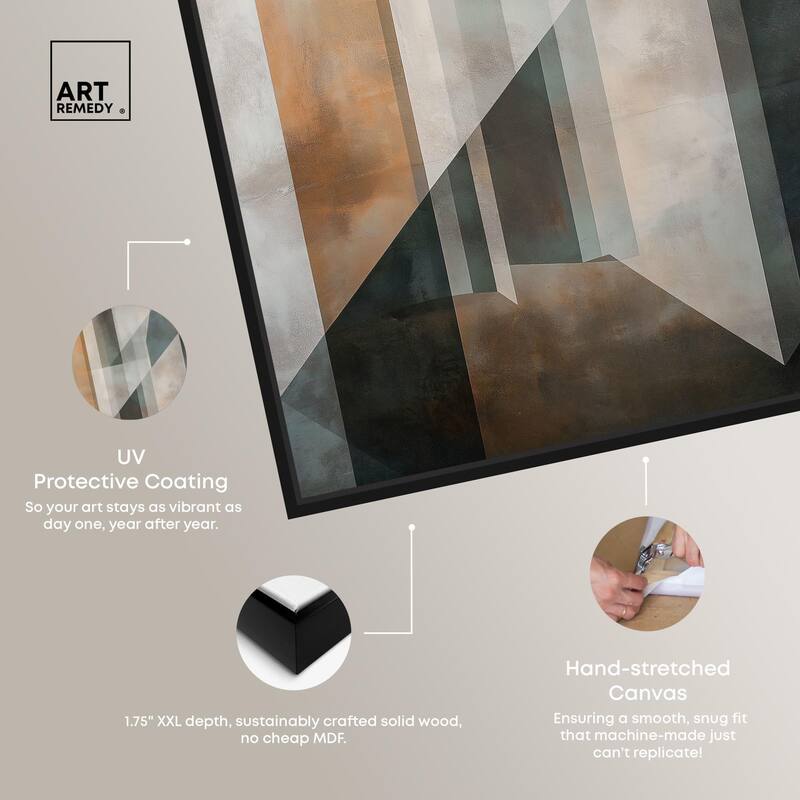 Spatial Geometry Canvas by Art Remedy