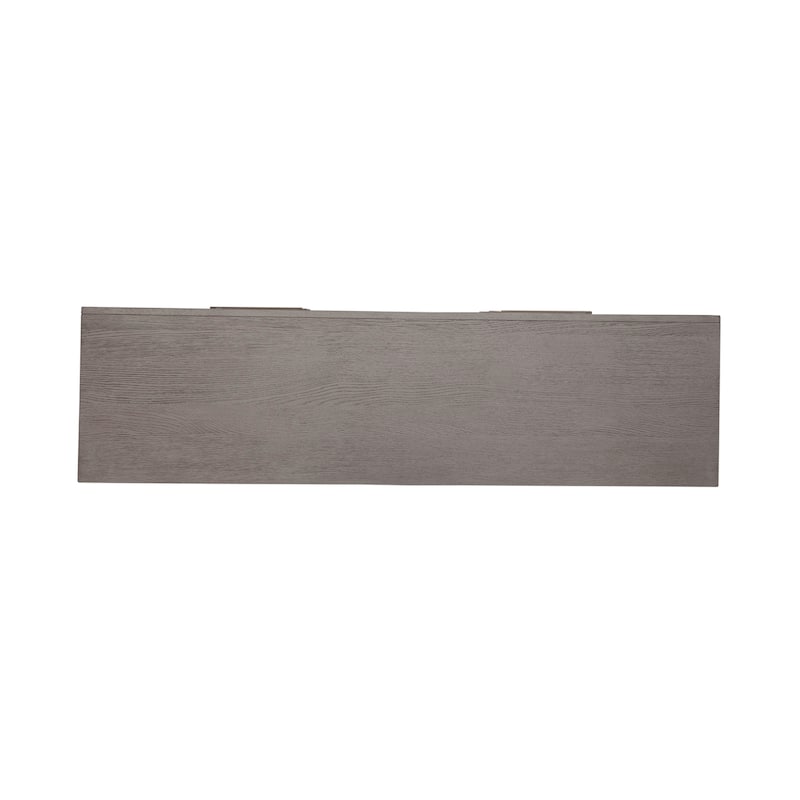 Palmetto Heights Two-Tone Shell White Driftwood 6 Drawer Dresser