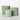9"H Sullivans Woven-Textured Cement Pots Set of 3, Green