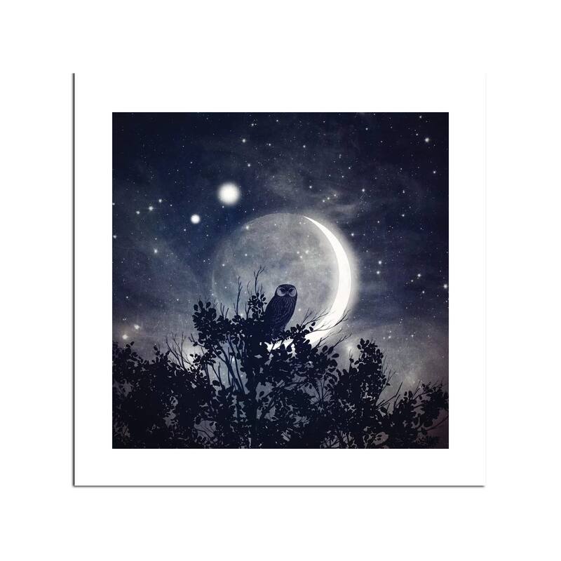 The Moon, Venus, & Jupiter Fine Art by Paula Belle Flores - Multi