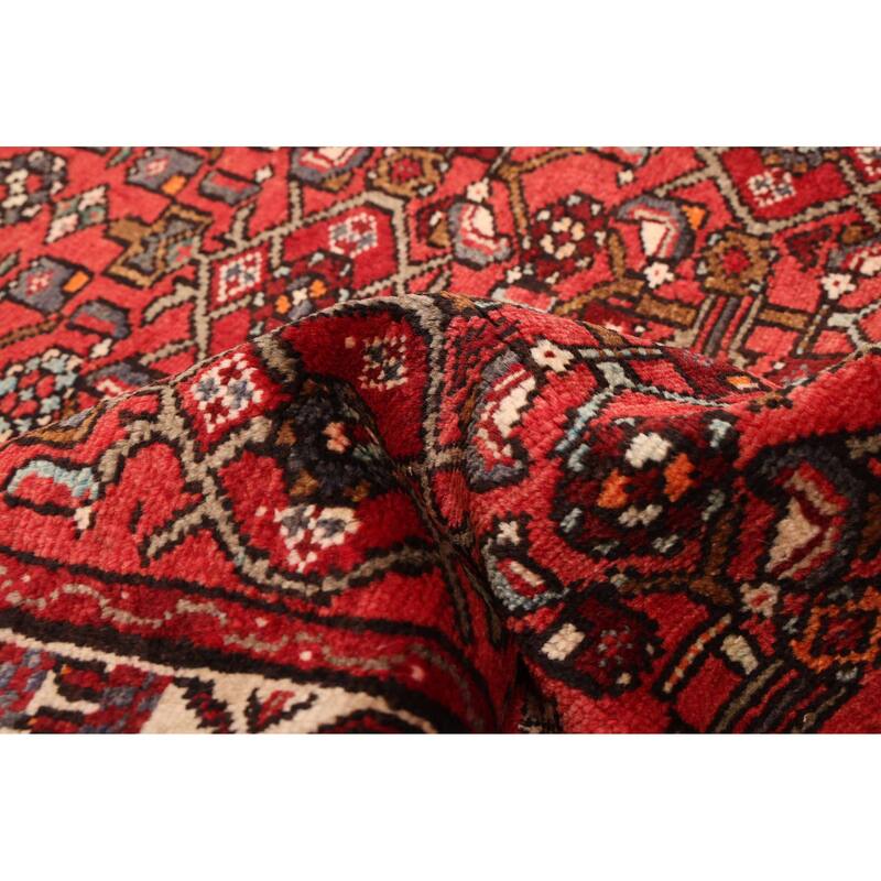 ECARPETGALLERY Hand-knotted Andelz Red Wool Rug - 2'8 x 10'1