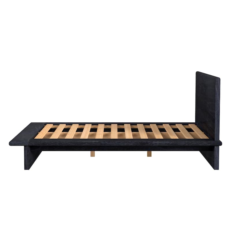 Halmstad Wood Platform Bed