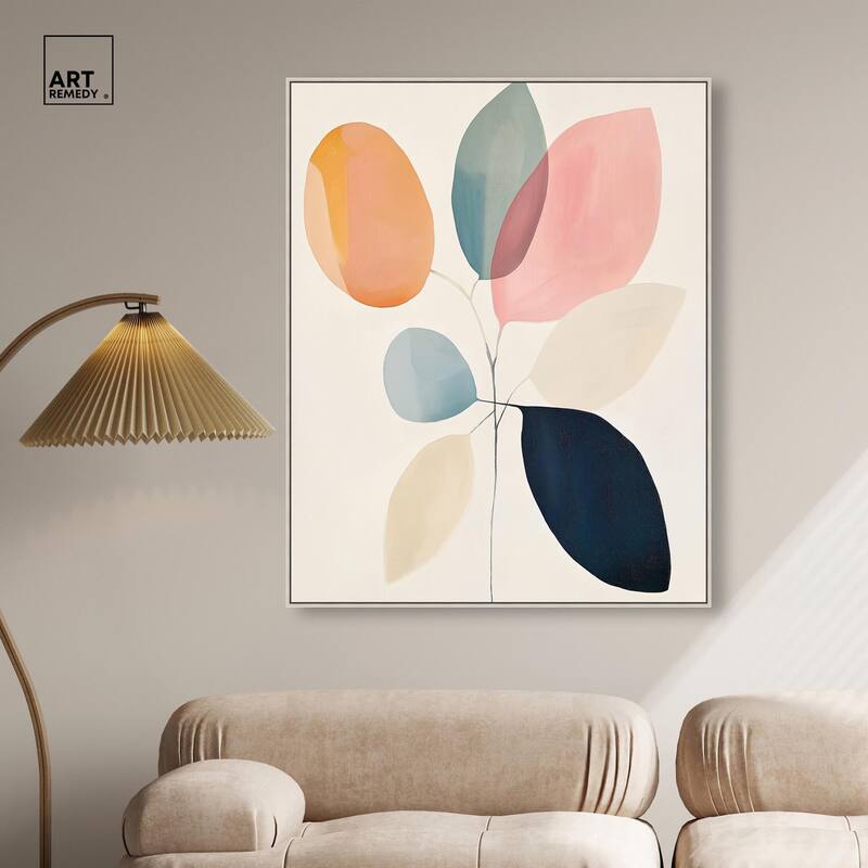 Soft Edge Foliage Canvas by Art Remedy