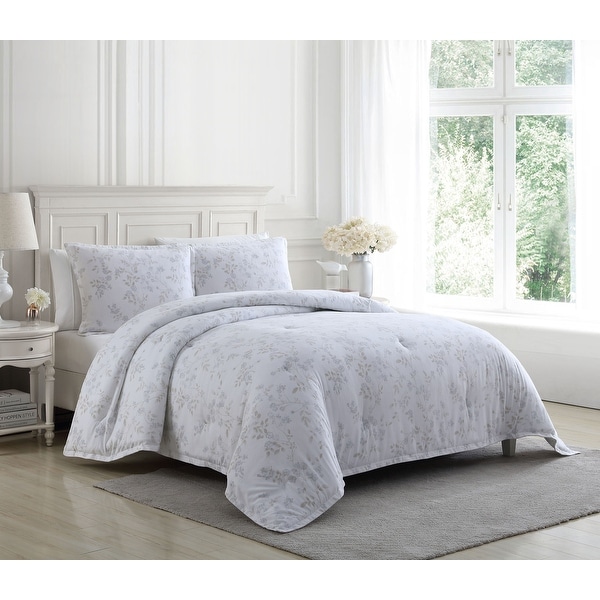 Laura Ashley Fawna Flannel Comforter Set. Opens flyout.