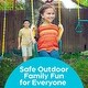preview thumbnail 2 of 6, Jungle Gym Kingdom Playground Swing Set Outdoor Swing & Chain Set, 2 Pack, Green