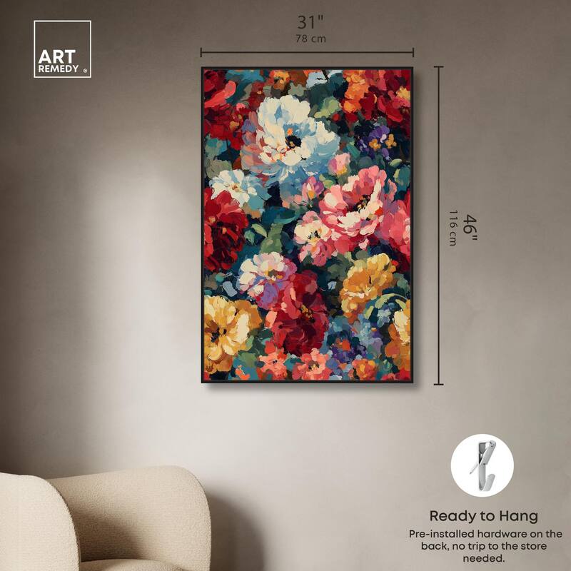 Garden Tapestries I Canvas by Art Remedy
