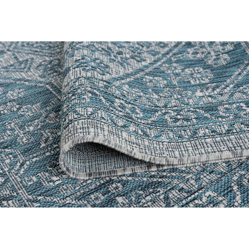 Colonnade Traditional Medallion Indoor/Outdoor Area Rug