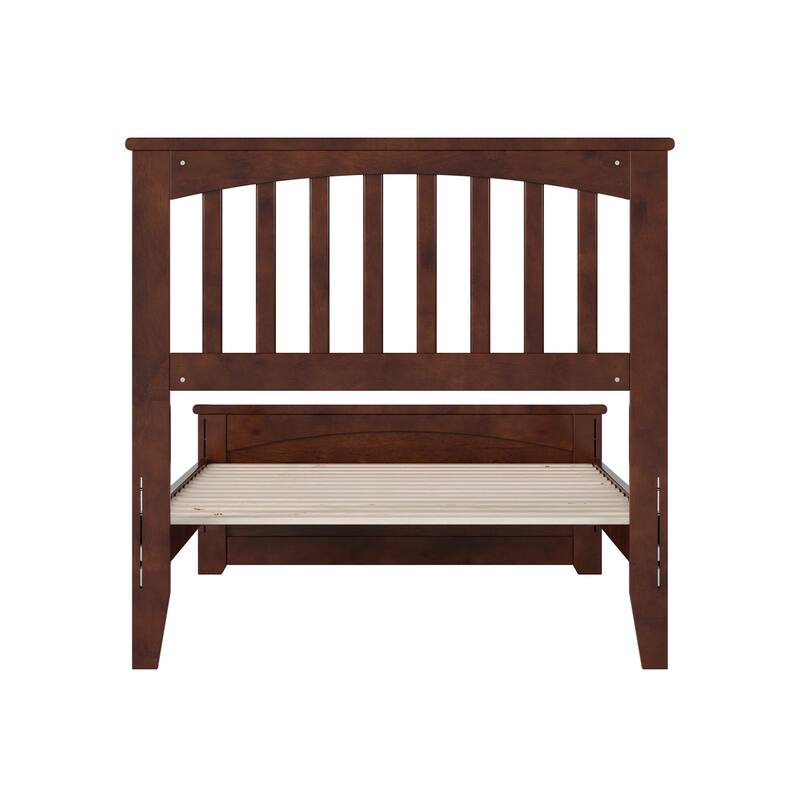 Becket Solid Wood Low Profile Platform Bed with Matching Footboard