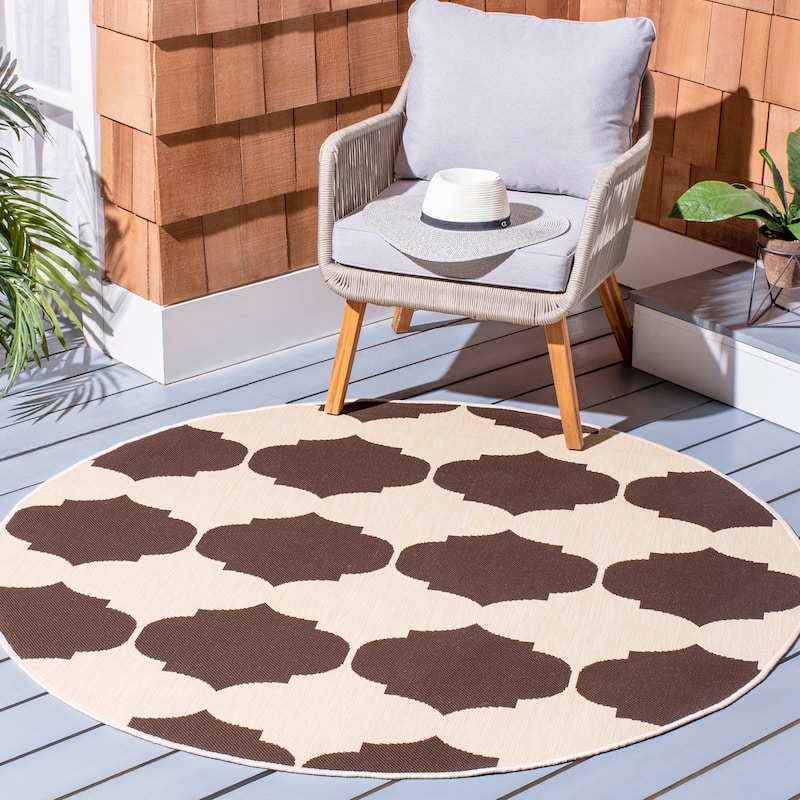 SAFAVIEH Courtyard Marilee Indoor/ Outdoor Waterproof Patio Backyard Rug