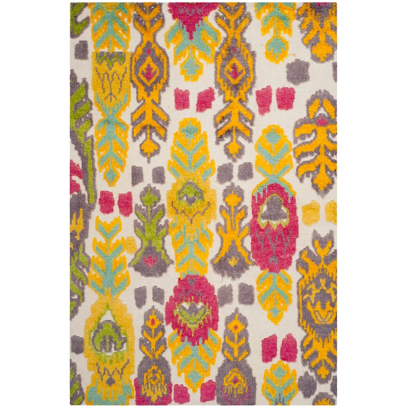 SAFAVIEH Hand-knotted Kenya Burbuqe Southwestern Tribal Wool Rug