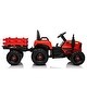 preview thumbnail 29 of 58, Christmas Gift 24V Kids Electric Ride On Tractor with Trailer, Dual 200W Motors, and Parental Remote