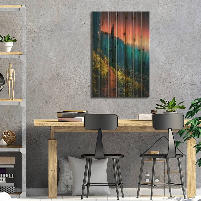 Colour Spectrum Print On Wood by Zach Doehler - Multi-Color