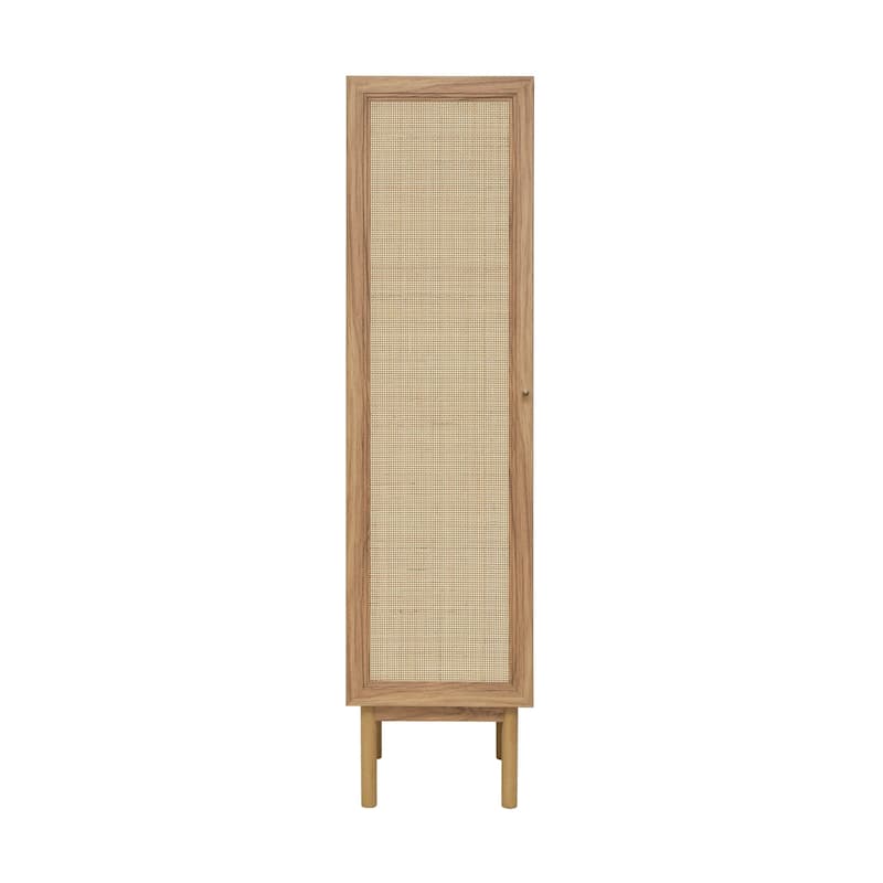 Swiss Madison SM-BC101 Classe 60" MDF Free Standing Linen Tower - Oak - Oak Finish