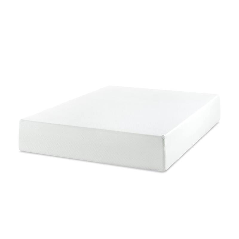 6 Full Green Tea Memory Foam Mattress in Box, Fiberglass Free, White(Bed not included)
