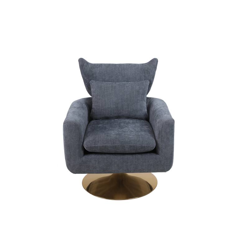 Classic Mid-Century 360-degree Swivel Accent Chair