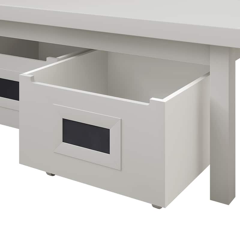CraftPorch Contemporary Kids Table with Drawers
