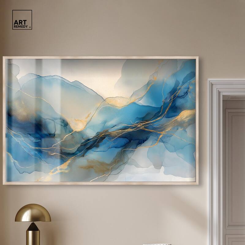 Postmodern Flow II Shadowbox by Art Remedy