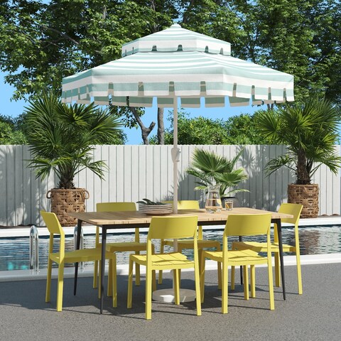 The Novogratz Poolside Collection Connie Outdoor Umbrella