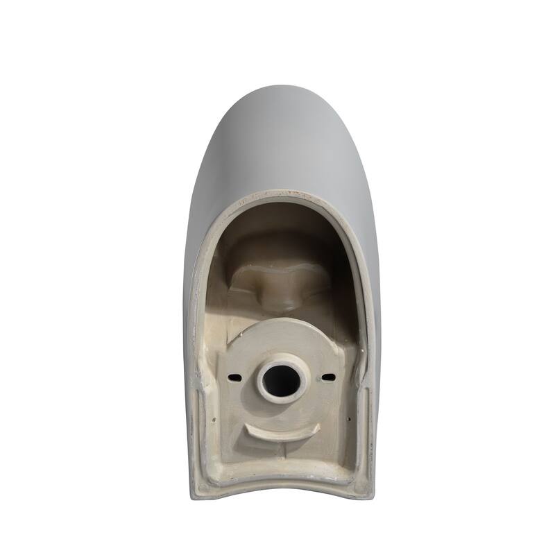 1.1/1.6 GPF Tornado Flush One-Piece Toilet Elongated,Soft Closing Seat, Button on Tank top,Chair Seat ADA Height 17"