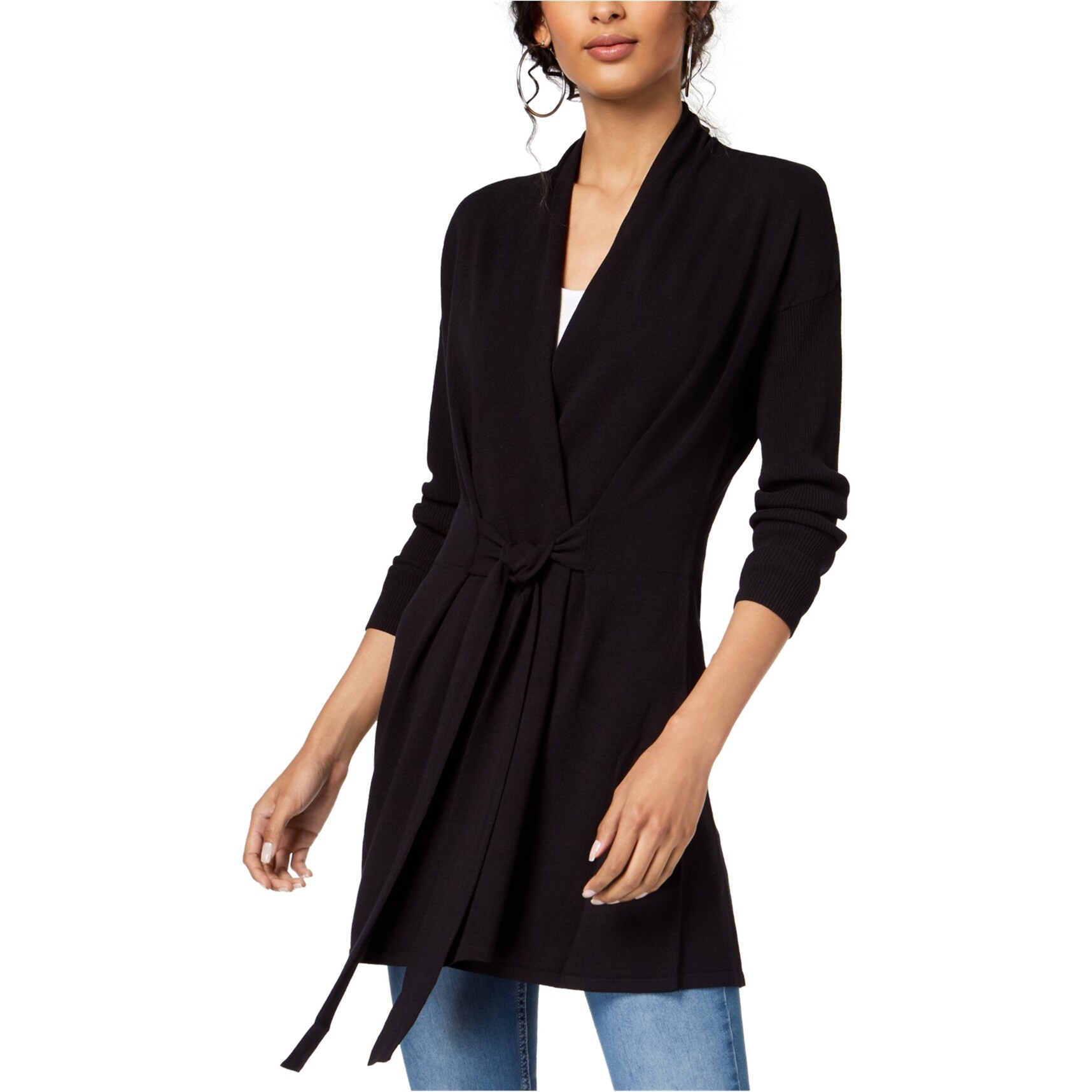 womens tie waist cardigan