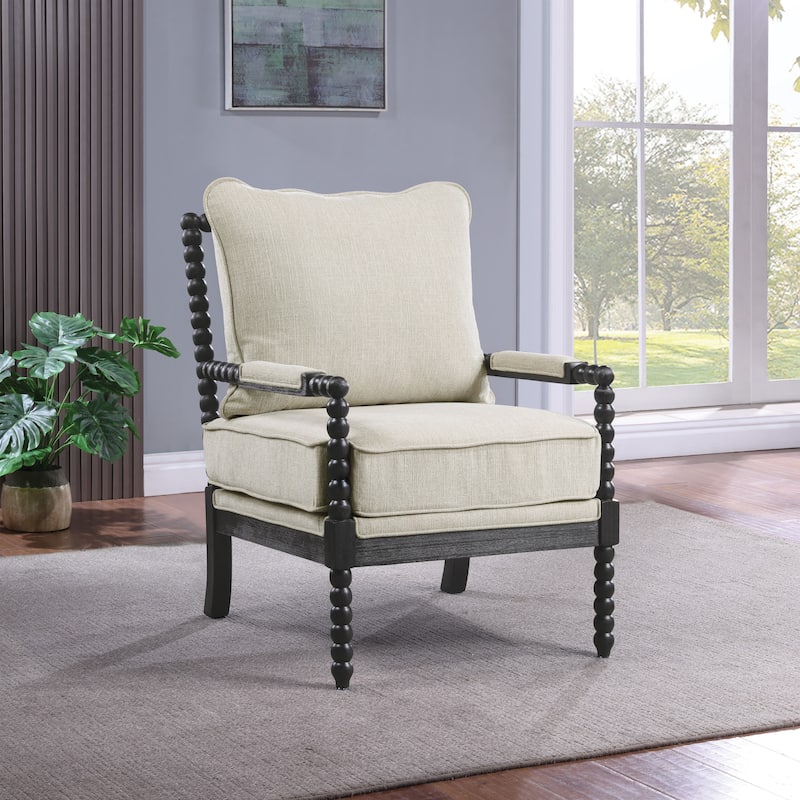 Eliza Spindle Chair - Linen