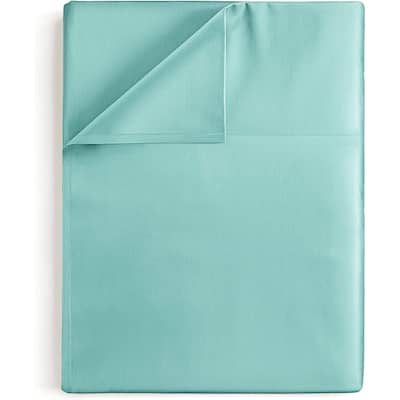 CGK Linens Solid Double Brushed Microfiber Single Flat Sheet/ Top Sheet