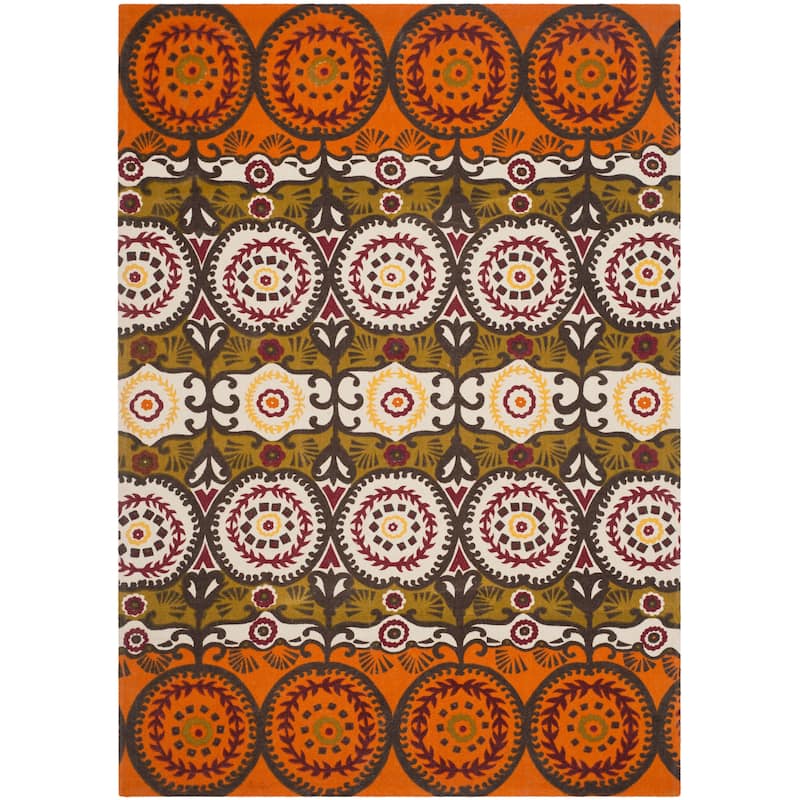 SAFAVIEH Handmade Cedar Brook Vinciane Modern Cotton Rug