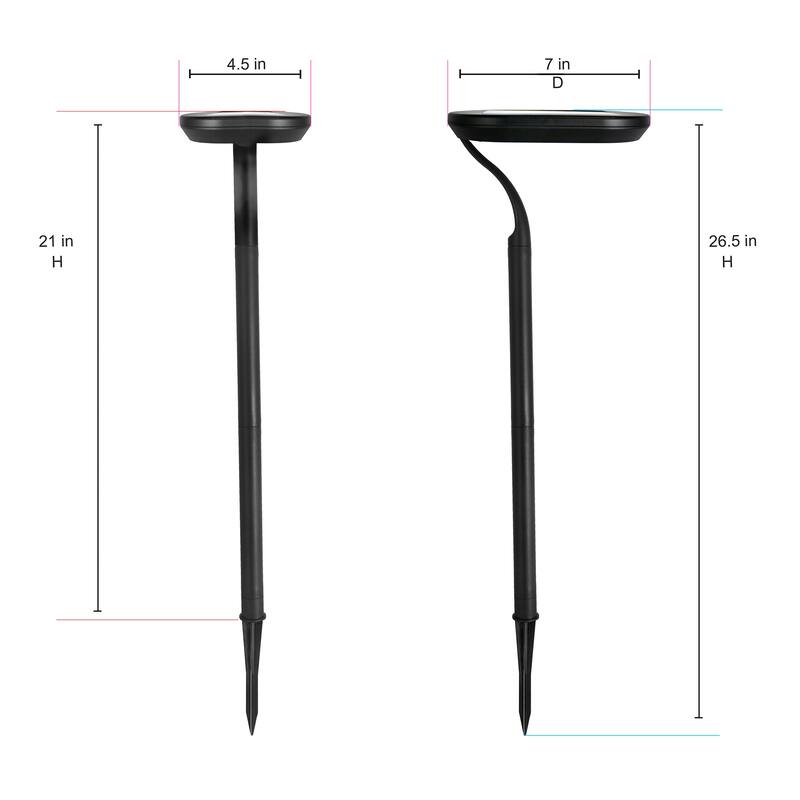 Modern Solar Path Light - 2PK