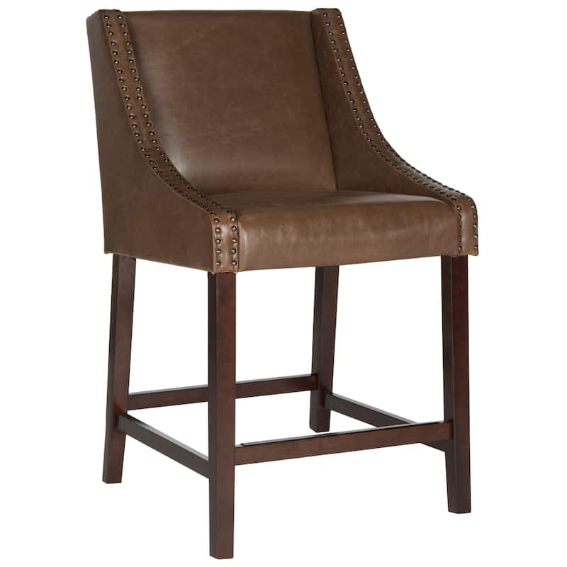SAFAVIEH Jurij Counter Stool - 22.5" x 23" x 39.5" - 23Wx23Dx40H