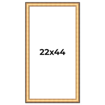 22x44 Frame Gold Plein Aire Solid Wood Picture Frame Width 2 Inches |